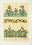 Trois motifs pour frises et bordures.