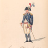 Bataafsche Republiek,  Luitenant C[... ] de Infanterie Nationaal Garde Amsterdam