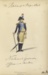 Bataafsche Republiek, Nationaal Garde Officier der Cavallerie