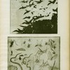 Bas de robe japonais. ; Feuille d'album japonais, par Hokusaï.