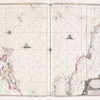 Pascaerte vande Vlaemsche, Soute, en Caribesche Eylanden, als mede Terra Nova, en de custen van Nova Francia, Nova Anglia, Nieu Nederlandt, Venezuela, Nueva Andalusia, Guiana en een gedeelte van Brazil