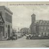 Corn Exchange Bank, New Court House and Borough Hall   Staten Island, N.Y. [old cars, horse and wagon.]
