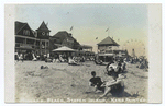 Midland Beach, Staten Island, Hand Paint Co.  [buildings, bandstand, ferris wheel, people on sand.]