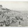 Midland Beach, Staten Island, N.Y. (Publisher, Schaffer & Rice) [buildings, boardwalk, people sitting under "mushroom" sun screens.]