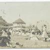Midland Beach,Staten Island. [buildings, ferris wheel, people on sand fully dressed.]