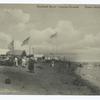 Southfield Beach Camping Grounds Staten Island, N.Y.  [camp sites, flags and people on shoreline.]