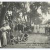 Jolly Campers, Beach Park, Midland Beach, Staten Island, N.Y.  [posed portrait of campers; ladies in beautiful white dresses, men in casual garb, cottages.]