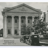 Masonic Temple, Port Richmond, Staten Island, N.Y. (building with old cars on street, and old-type water cisterns on roof  with ad for Ritz Theatre.)