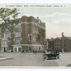 Public Square Building., Port Richmond, Staten Island, N.Y.  [large brick building, with car in street]