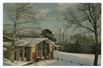 Mount Manresa [view of chapel in snow with Verrazano Bridge in background: info text on back by Jesuit Fathers]