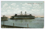 Municipal Ferry Boat, New York [ferry approaching slip]