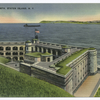 Fort Wadsworth, Staten Island, N.Y. [aerial view of fort and bay from hill]