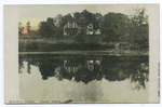 Actor'sHome, Staten Island [ext. view reflected in pond]