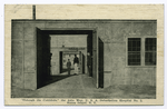 Through the Corridors, the Auto Way, U.S.A. Debarkation Hospital No. 2, Staten Island, N.Y.  [people standing in entranceway]