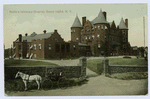 Smith'sInfirmary Hospital, Staten Island, N.Y. [horse and carriage in front of old building]
