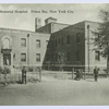 Richmond Memorial Hospital, Prince(sic) Bay, New York City [two policeman standing at gate]