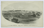 U.S. Base Hospital, Fox Hills, Rosebank, Staten Island, N.Y. [aerial view, oval insert]