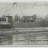 Quarantine Statien(sic) Rosebank, Staten Island, N.Y. [view of buildings from shore]