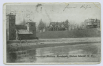 Quarantine Statien(sic) Rosebank, Staten Island, N.Y. [view of buildings from shore]