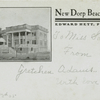New Dorp Beach Hotel, Edward Hett, Proprietor [small inset ext. view upper left corner, remainder of face is white]
