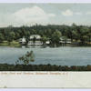 12493-Silver Lake, Park and Pavilion, Richmond Turnpike, S.I. [view of restaurant complex across lake, white border on bottom edge]