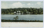 12493-Silver Lake, Park and Pavilion, Richmond Turnpike, S.I. [view of restaurant complex across lake, white border on bottom edge]