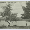 The Lake at Durkee Manor, Staten Island, N.Y. [people and small boats at shoreline]