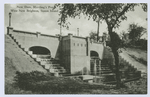 New Dam, Martling'sPond, West New Brighton, Staten Island [close-up of dam]