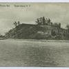 Light House, Princes(sic) Bay, Staten Island, N.Y. [view of lighthouse and buildings from water]