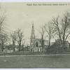Public Park, Port Richmond, Staten Island, N.Y. [park with large church and houses on street]