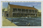 Municipal Swimming Pool and Club House, Faber Park, Port Richmond, Staten Island, N.Y.  [people in water and on balcony of club house]