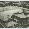Public Swimming Pool, Tompkinsville, Staten Island, N.Y. [clear aerial view of three pools and bath house]