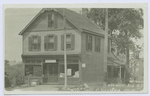 Oakwood Hts., S.I. Post office  [appears to be large old house with general store on first floor which is also the post office]