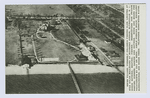 Swiss Village, Formerly Columbia(sic) Fishing Club (aerial view, ad text on lower white border