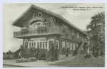 Swiss Chalet, Nelson Ave., Great Kills, Staten Island, N.Y.  [buillding. with chalet facade, very interesting ad text and food prices on back]