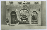 Monge's[ext. Restaurant and Grille on window, ad text on back with hotel and restaurant location info]