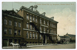 Public School No. 14, Stapleton, Staten Island, N.Y.  [horse and carriage parked on street]