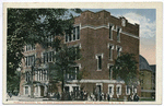Public School No. 20 and Curtis High School, Port Richmond, Staten Island,  N.Y. [many people in front of schools]