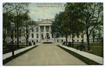 Front View of the Hospital, Sailors' Snug Harbor, Staten Island [drive leading up to entrance]