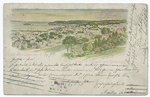 AMERICAN SOUVENIR CARD, Staten Island-3,  [Stapleton View towards the Narrows]