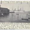 Transports McClellan and Kirkpatrick at Brady's Pier, Stapleton, S.I.
