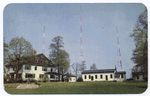 WBBR Radio Transmitter  [radio station with three towers]
