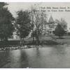 Todt Hill, Staten  Island, N.Y. Highest Point on Coast from Maine to Florida [view of mansion and pond]