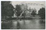 Todt Hill, Staten  Island, N.Y. Highest Point on Coast from Maine to Florida [view of mansion and pond]