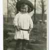 Buster' of Overlook Park, Prince(sic) Bay, S.I. (toddler in sun hat and dress)