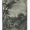 On a Staten Island Farm, New Dorp, Staten Island, N.Y. (cows standing on dirt path)