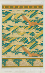 Carpocoris, bordure. Aigles et pigeons, papier peint. Coquillages et algues, bordure.
