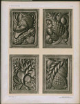 Compositions exotiques en cuivre repoussé.