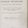 English interior woodwork...