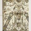 Florence : plafond peint au Palais des Offices (XVIme siècle)
